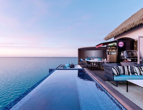 Hard Rock Hotel Maldives Вид На Закат На Мальдивах