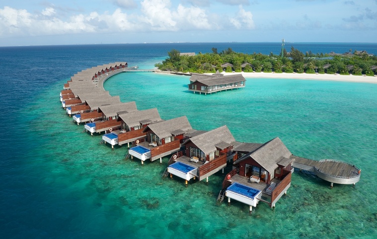 Grand Park Kodhipparu Maldives Виллы На Воде Размещение