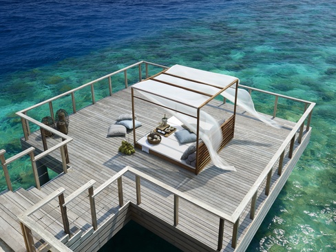 Dusit Thani Maldives Водные Виллы С Кабано