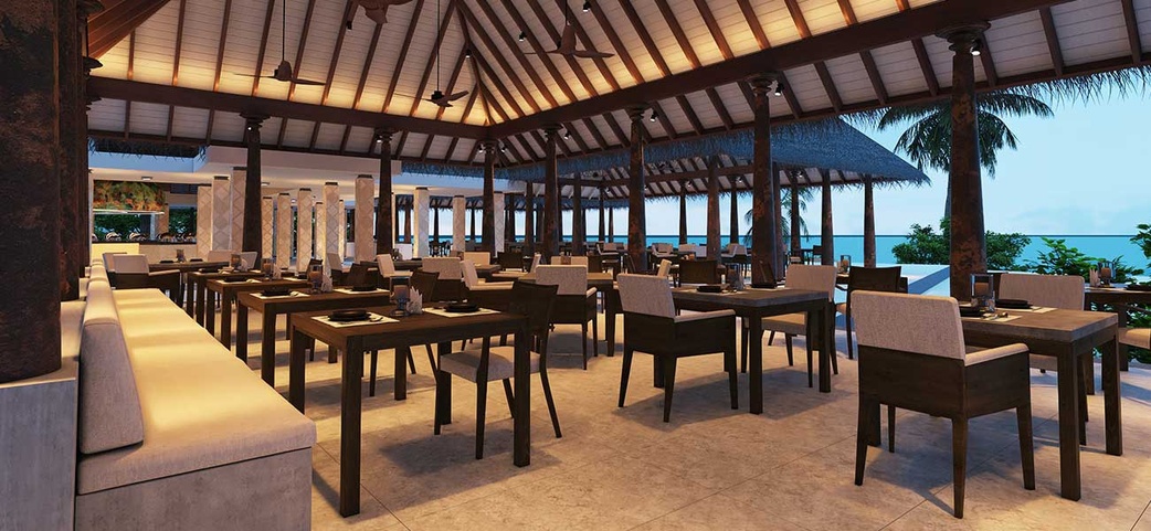  Heritance Aarah Основной Ресторан В Отеле 