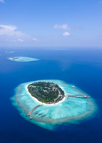 Furaveri Island Resort & Spa Вид Отеля С Воздуха
