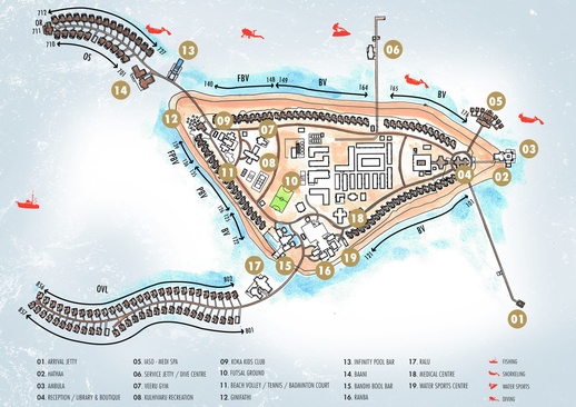  Heritance Aarah Карта Острова
