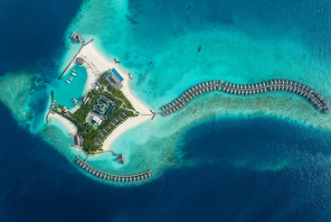 Grand Park Kodhipparu Maldives Сверху Вид На Остров
