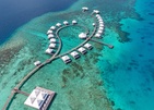 Diamonds Thudufushi Beach & Water Villas Вид Отеля С Самолета