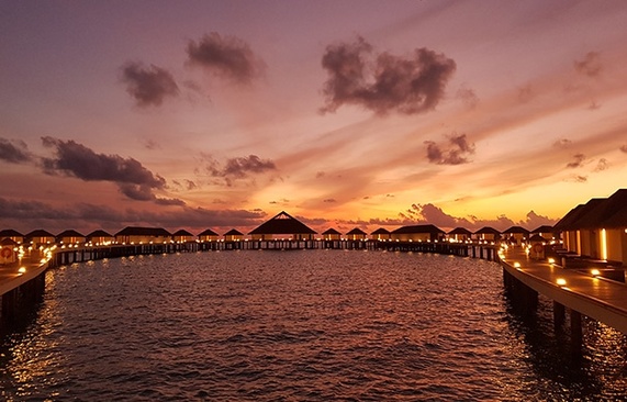 Cinnamon Velifushi Maldives  Водные Виллы С Видом На Закат